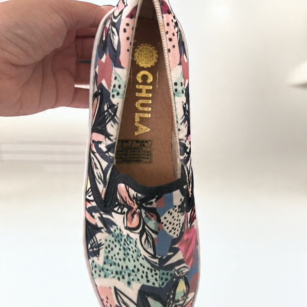 Floral Print Women's Slip-On Sneakers🌟Size 9 - Picture 4 of 8